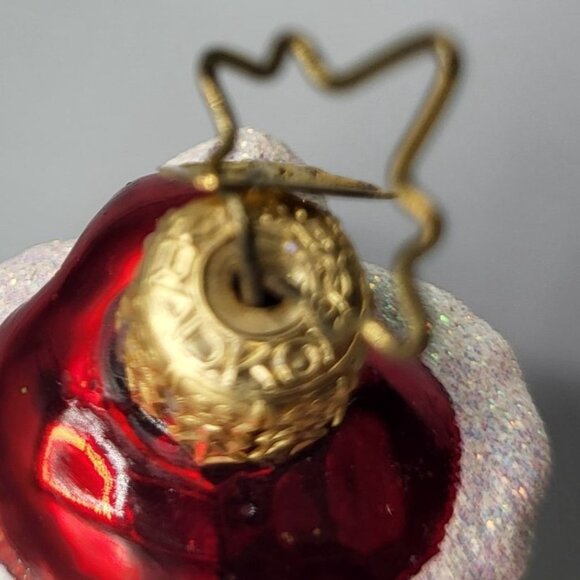 Christopher Radko Santa Claus Christmas Tree Ornament Glass Blown Chimney Scene - Picture 3 of 16